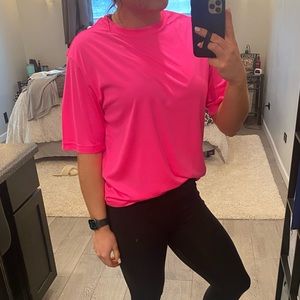 Neon Pink Sport-Tek Dri-Fit
